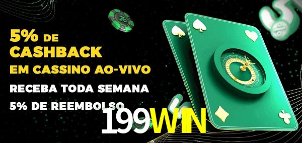 Promoções do cassino ao Vivo 199WIN